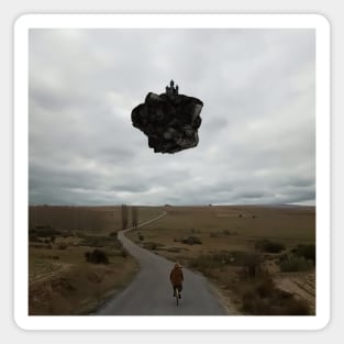 Castle In The Sky - Surreal/Collage Art Magnet